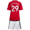 Maglia ufficiale Manchester United Wan-Bissaka 29 Casa 2023-24 per Bambino